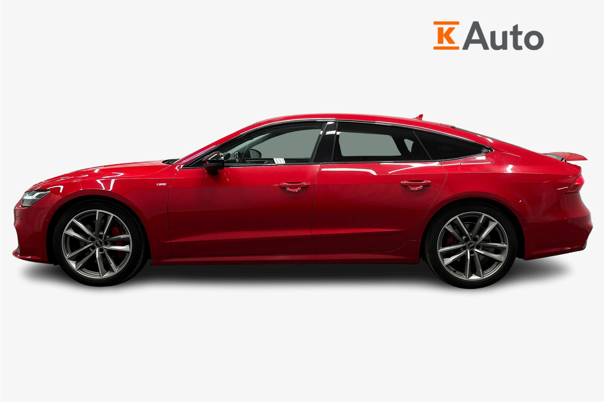punainen Audi A7 2023 kuva 5.
