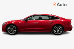 punainen Audi A7 2023 kuva 5.