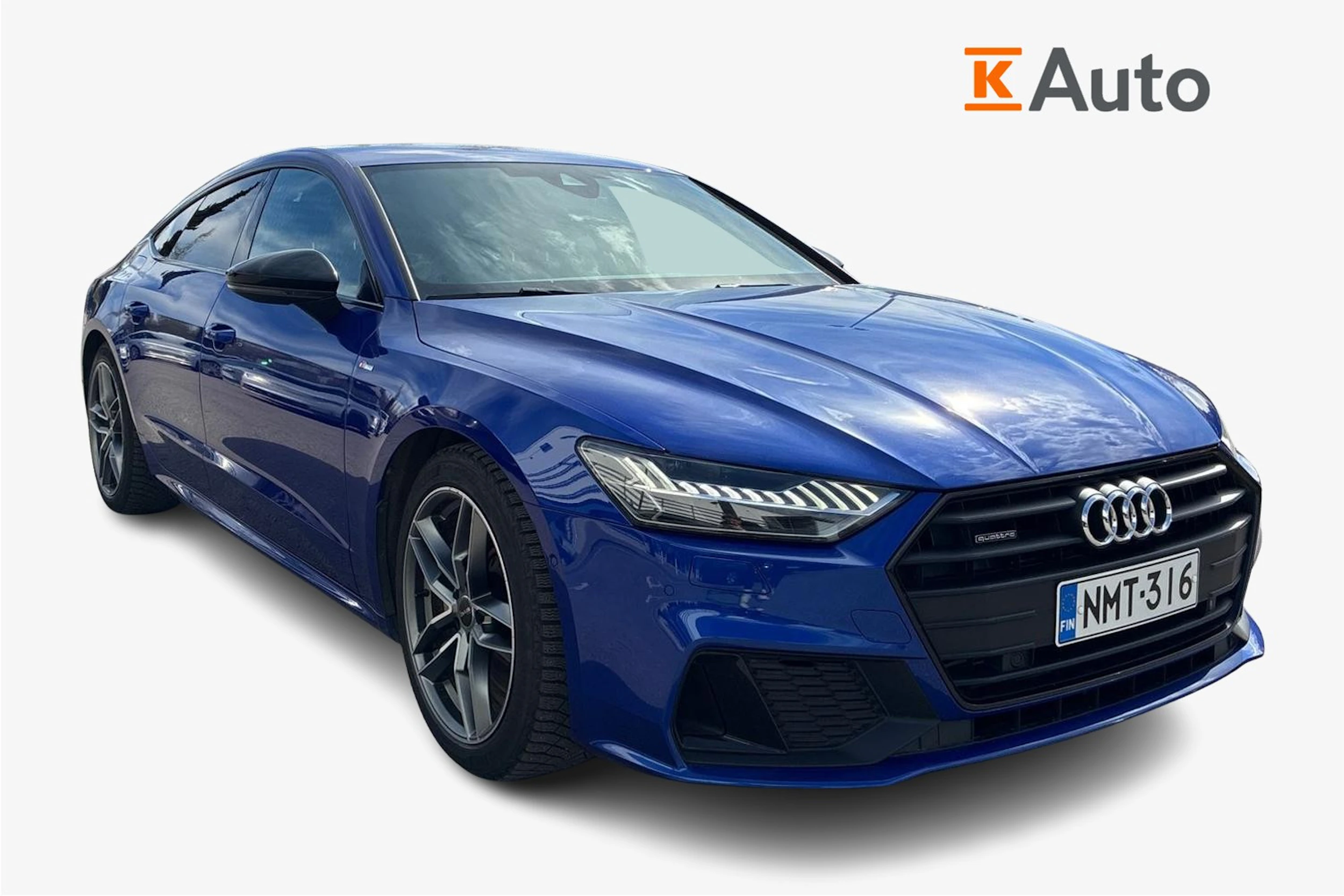Sininen Audi A7 2023 kuva 1.