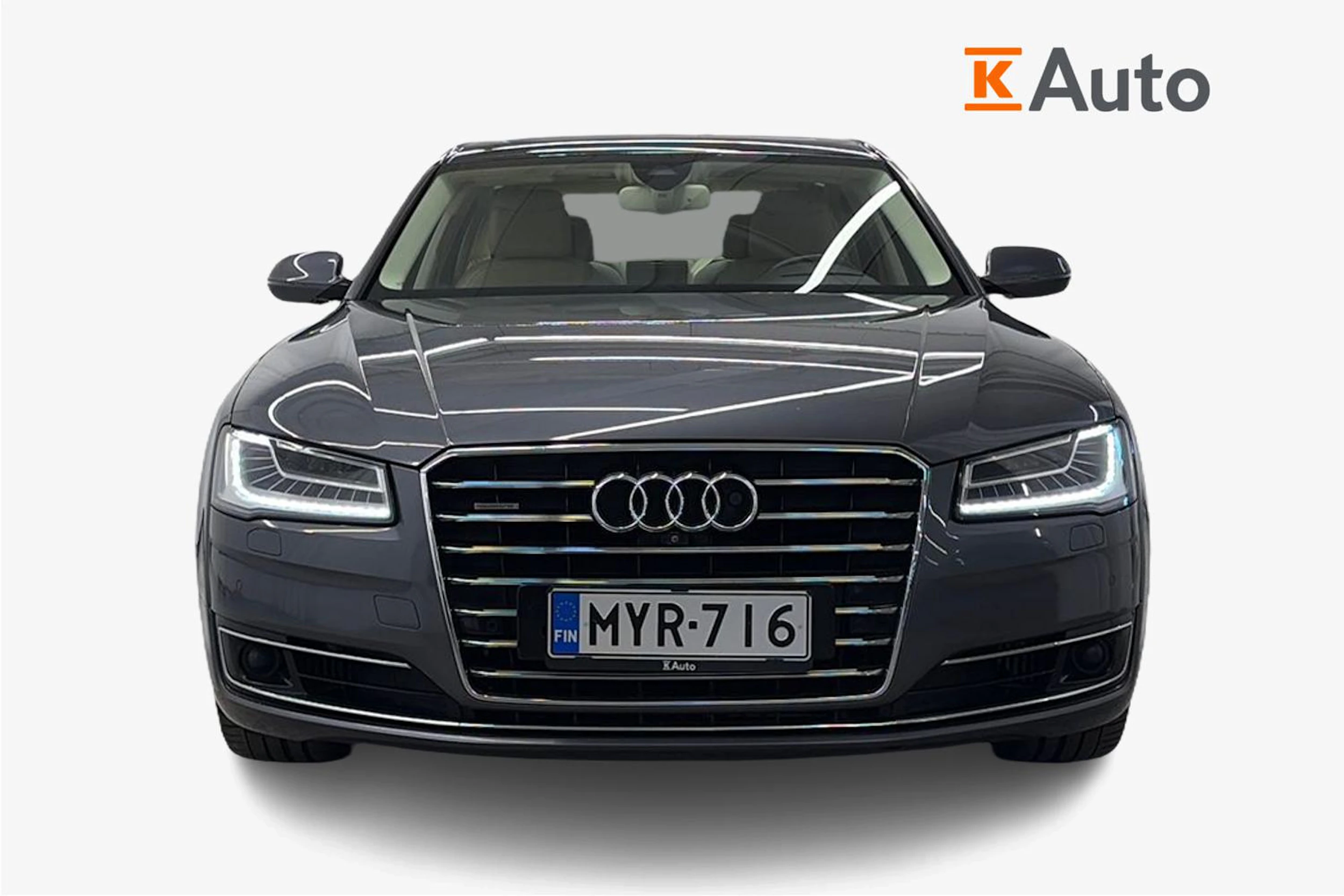 harmaa Audi A8 2016 kuva 4.
