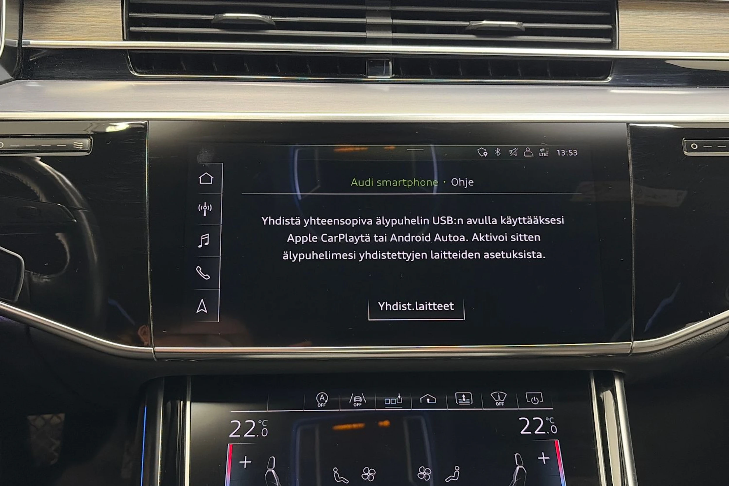 Sininen Audi A8 2018 kuva 28.