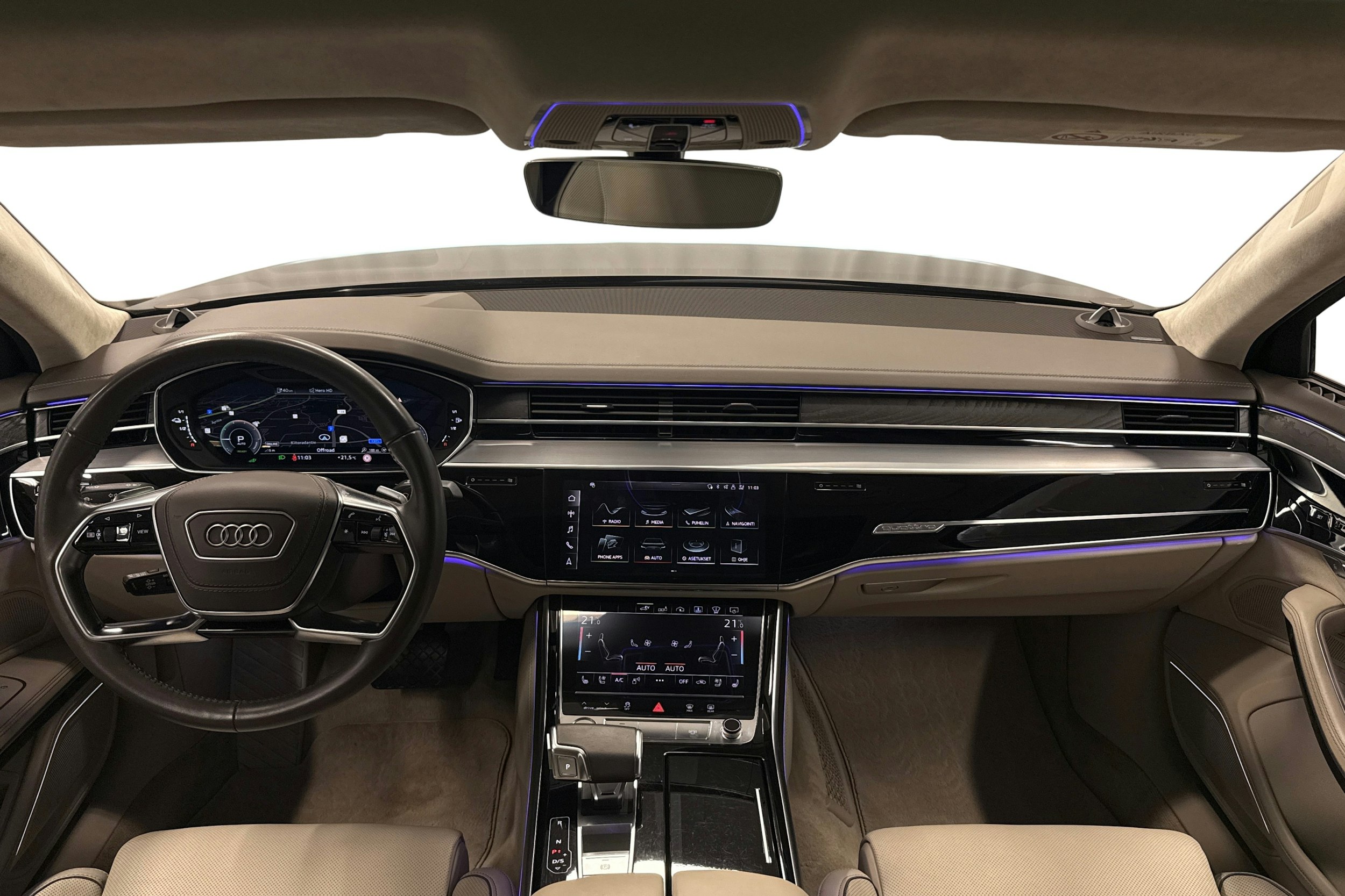 harmaa Audi A8 2019 kuva 9.