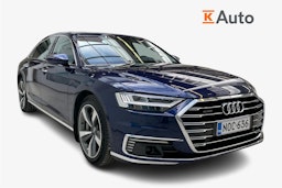 sininen Audi A8 2020 kuva 1.