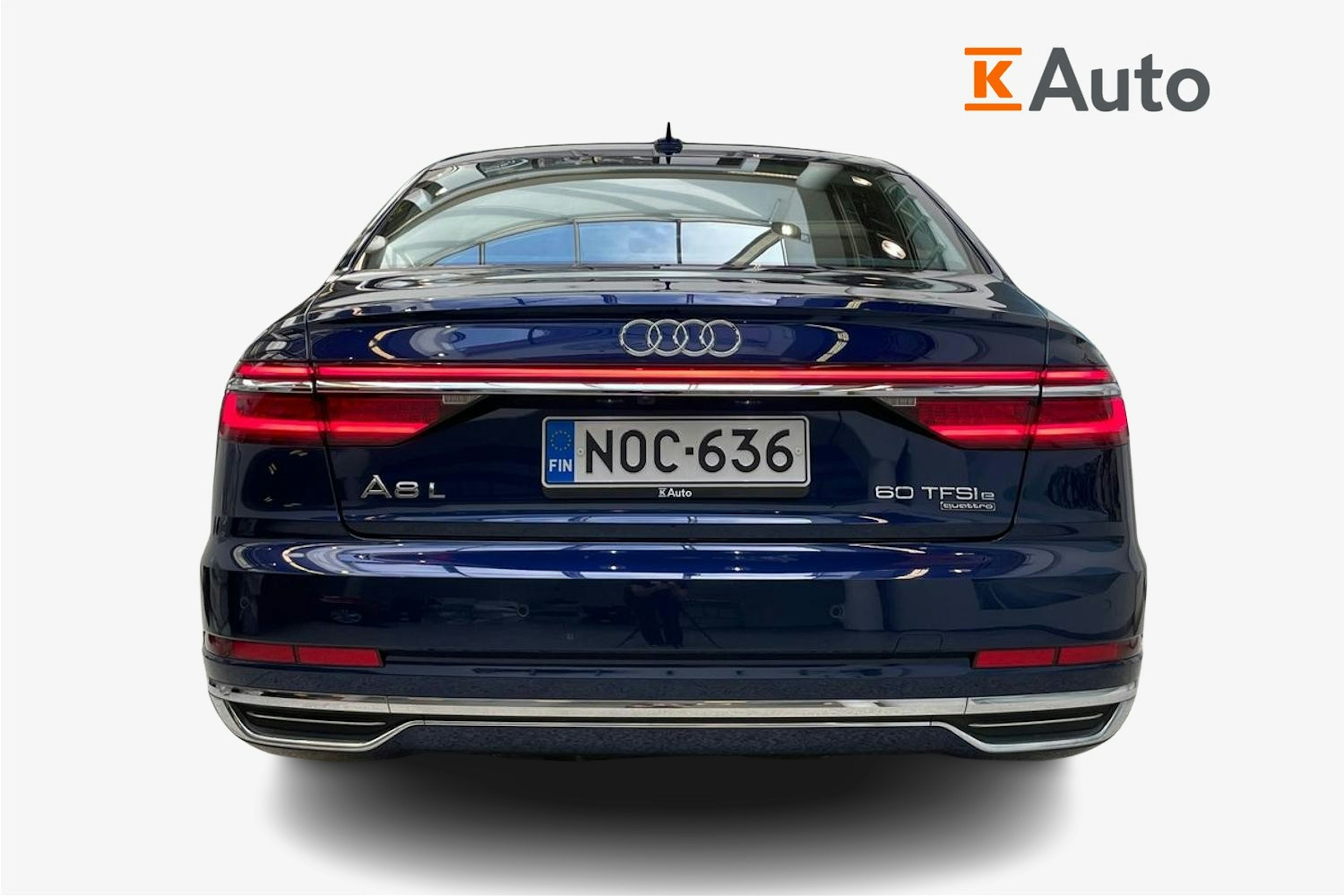 sininen Audi A8 2020 kuva 3.