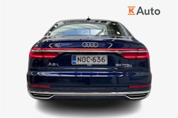 sininen Audi A8 2020 kuva 3.