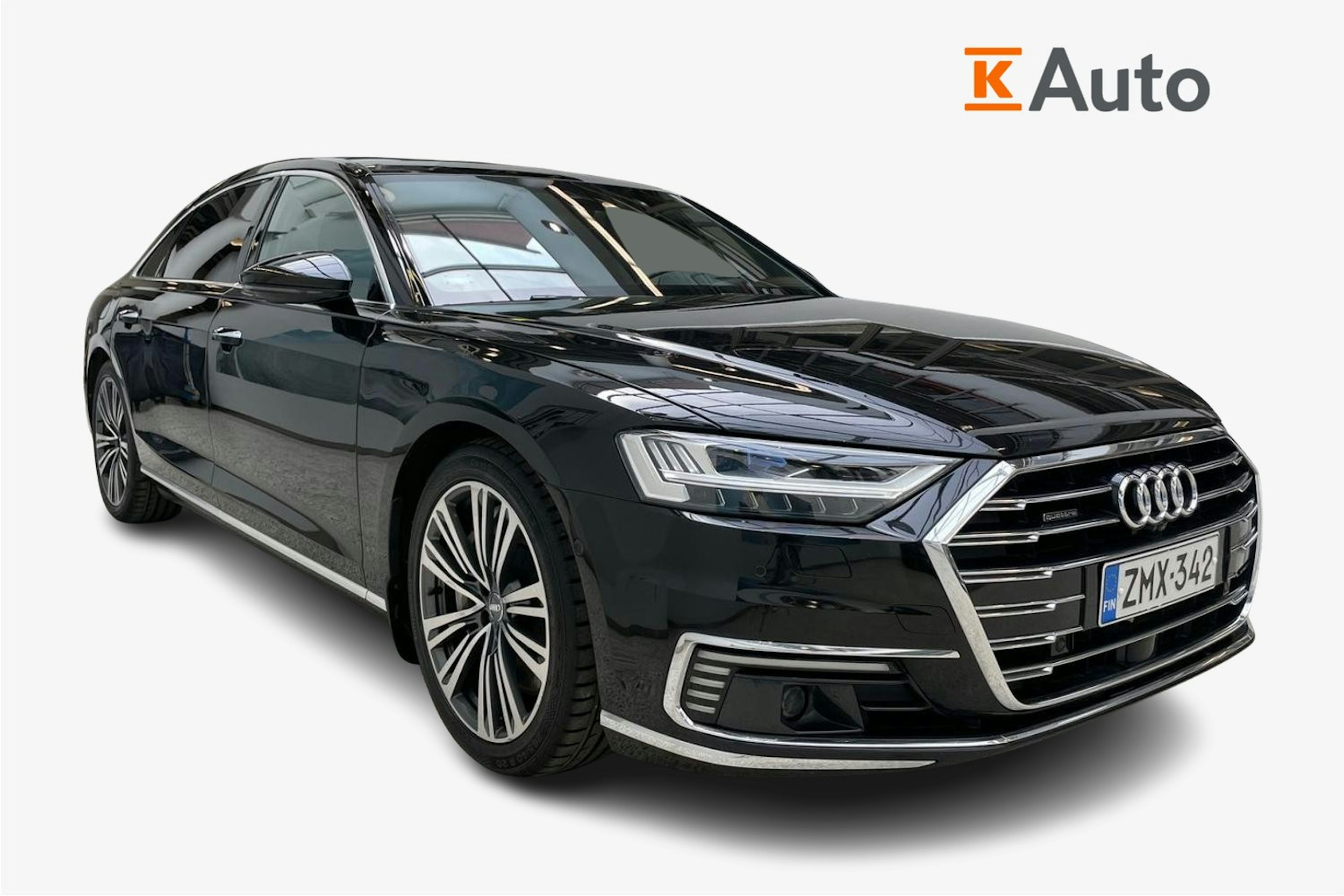 musta Audi A8 2020 kuva 1.