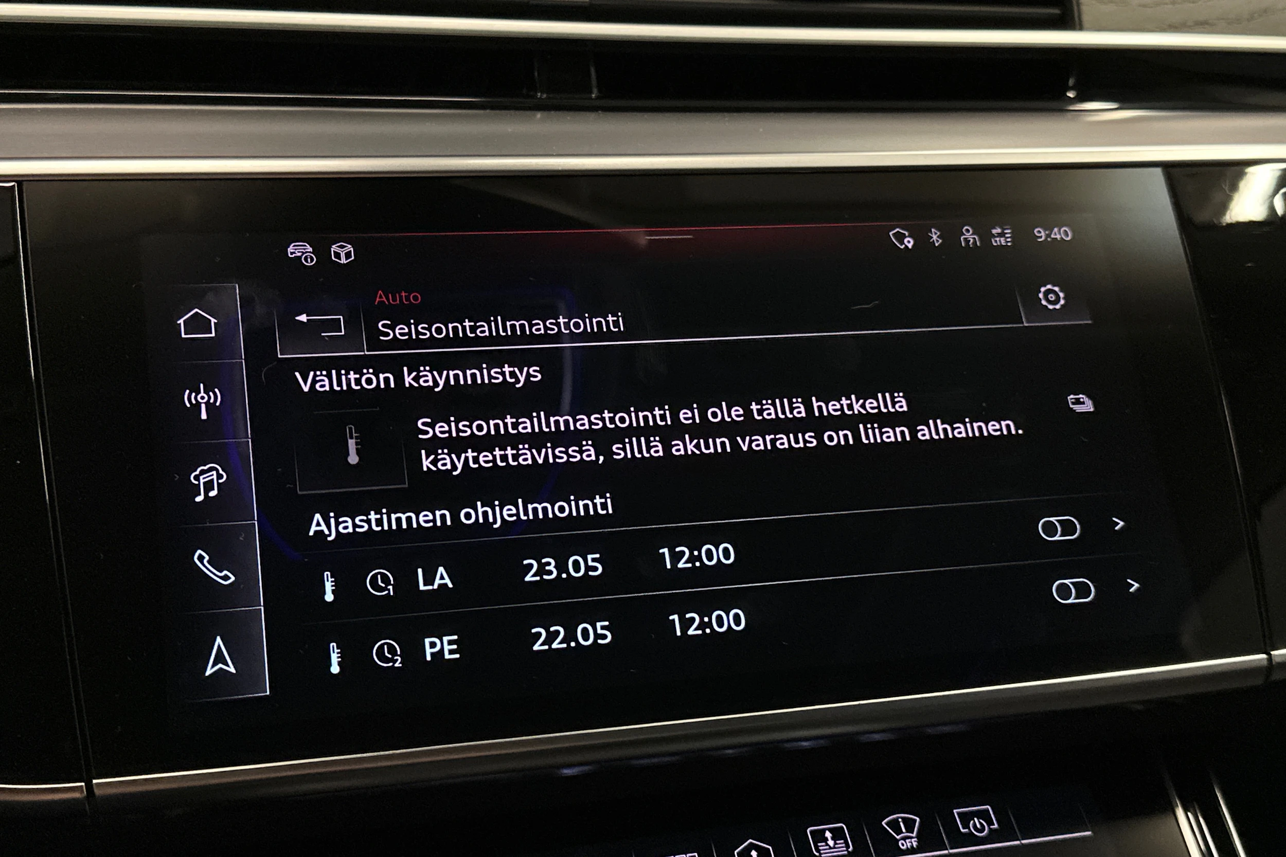 musta Audi A8 2025 kuva 32.
