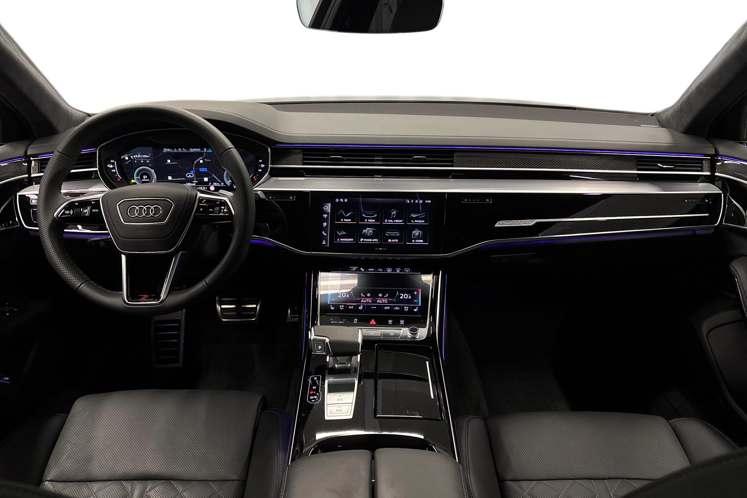 musta Audi A8 2025 kuva 7.