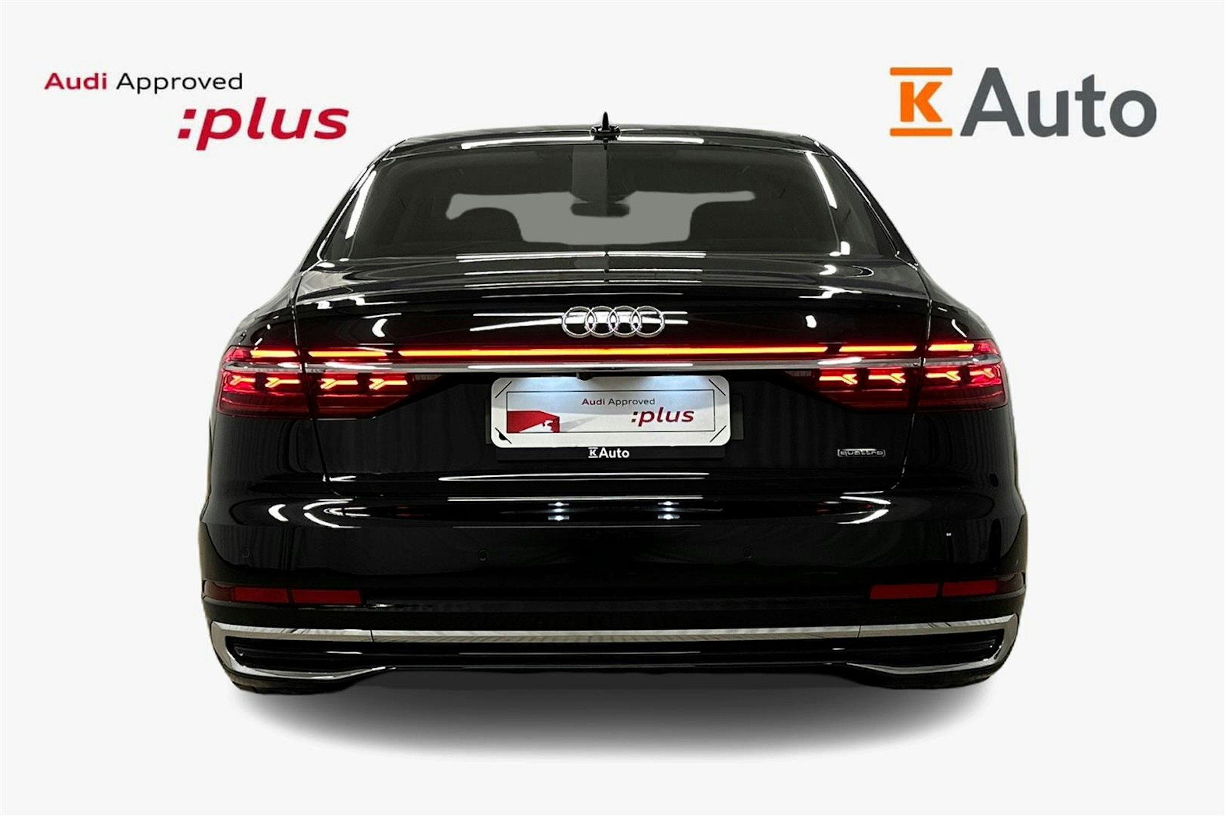 musta Audi A8 2025 kuva 3.