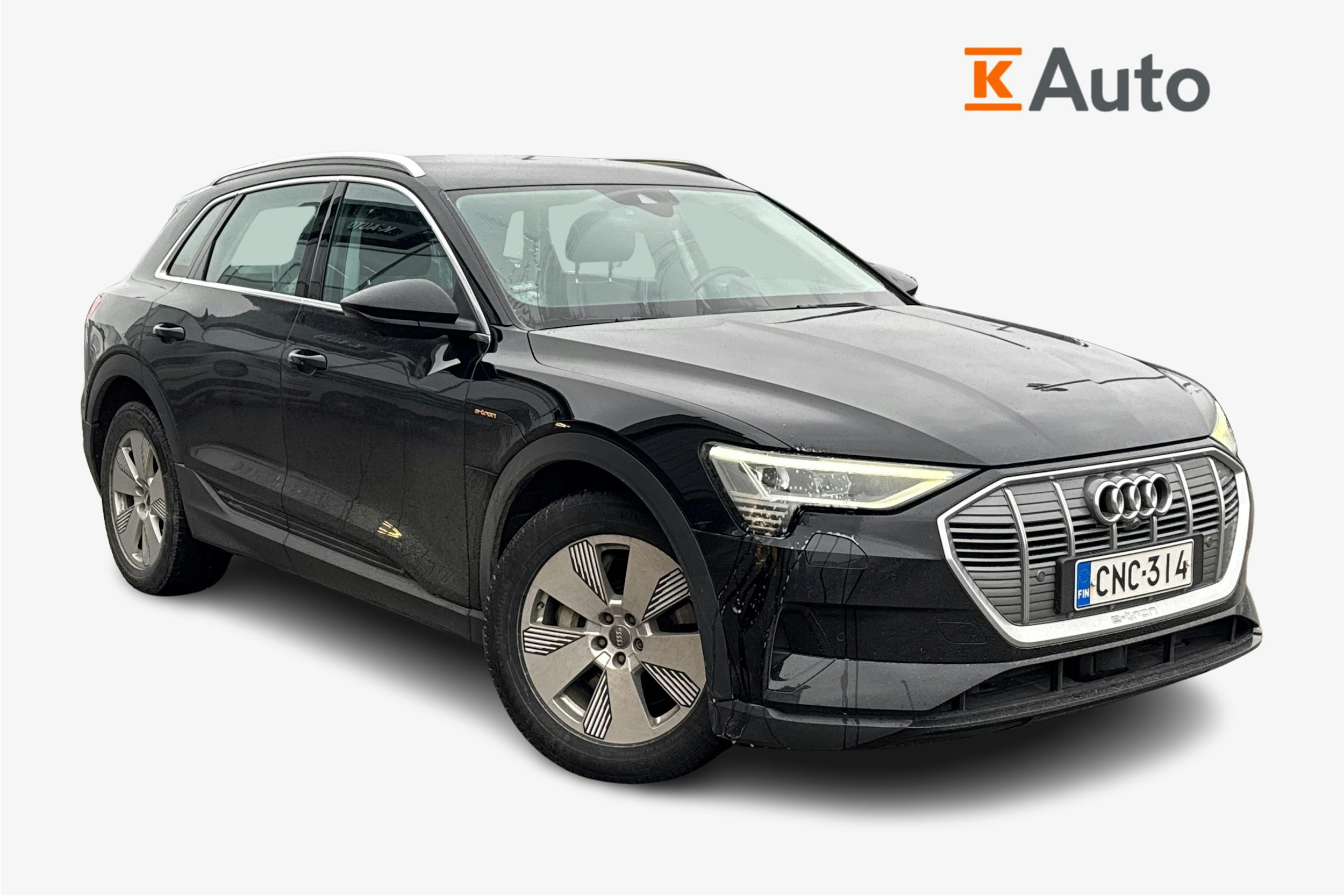 musta Audi e-tron 2019 kuva 1.