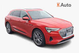 met. punainen Audi e-tron 2020 kuva 1.