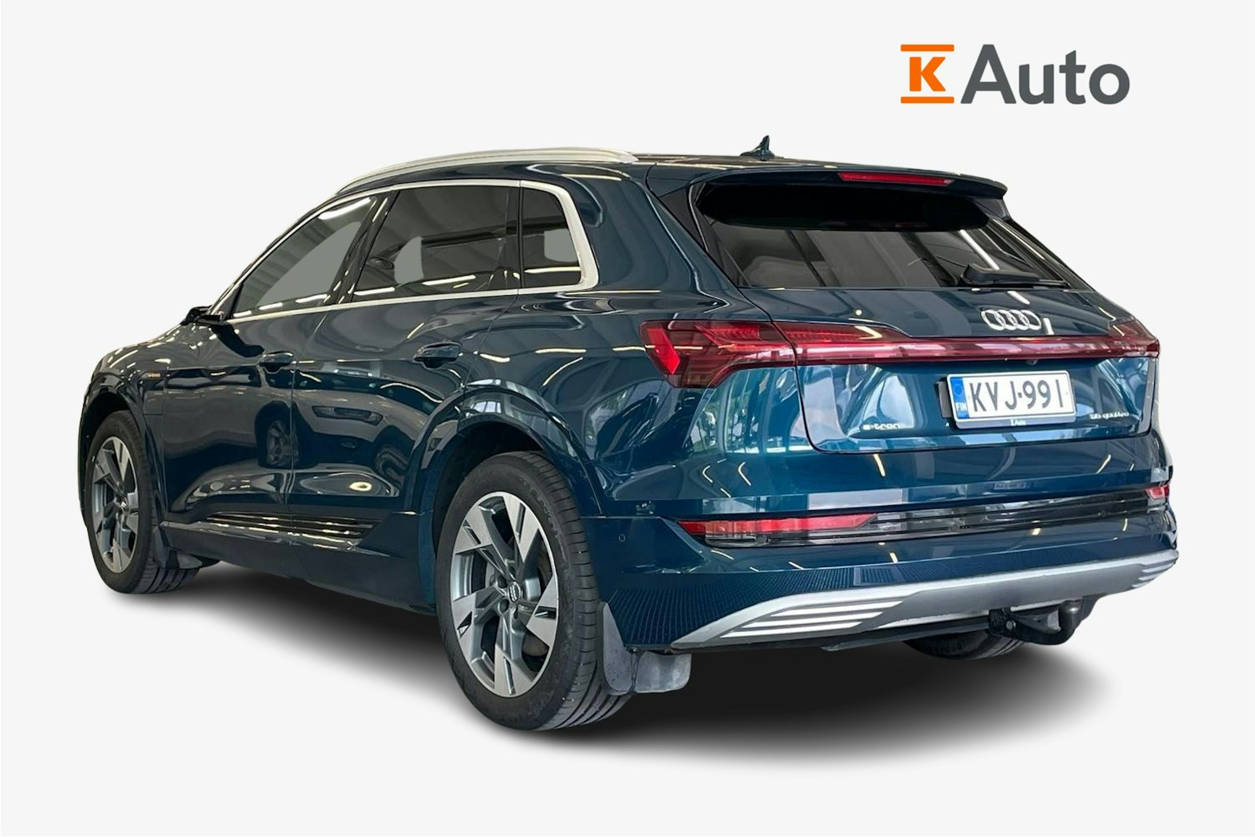 Vihreä Audi e-tron 2019 kuva 2.