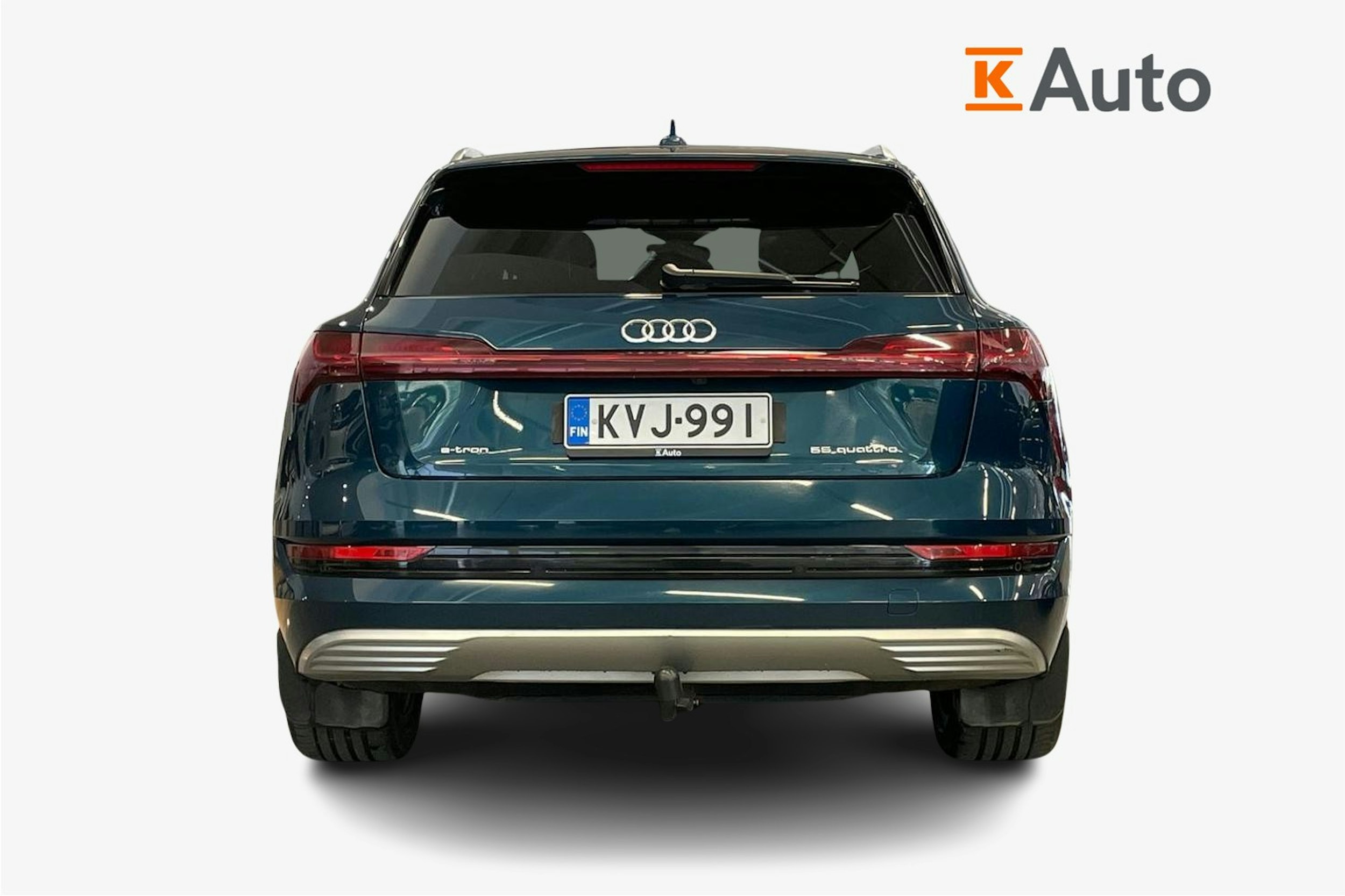 Vihreä Audi e-tron 2019 kuva 3.