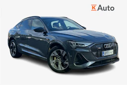 harmaa Audi e-tron 2020 kuva 1.