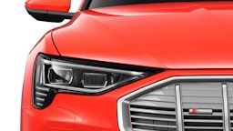 punainen Audi e-tron 2021 kuva 2.