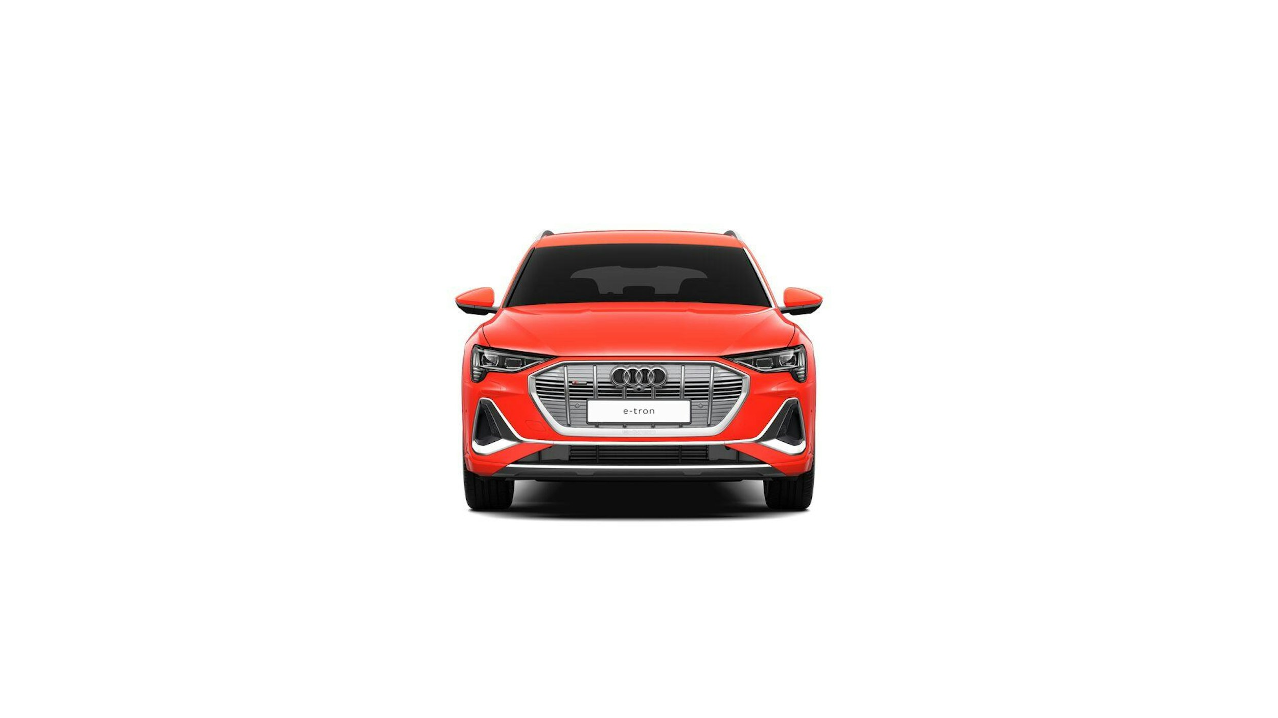 punainen Audi e-tron 2021 kuva 3.