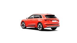 punainen Audi e-tron 2021 kuva 5.