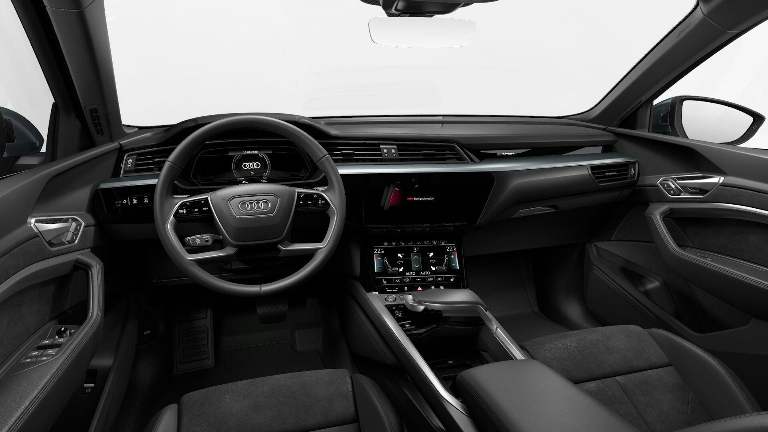 harmaa Audi e-tron 2021 kuva 8.