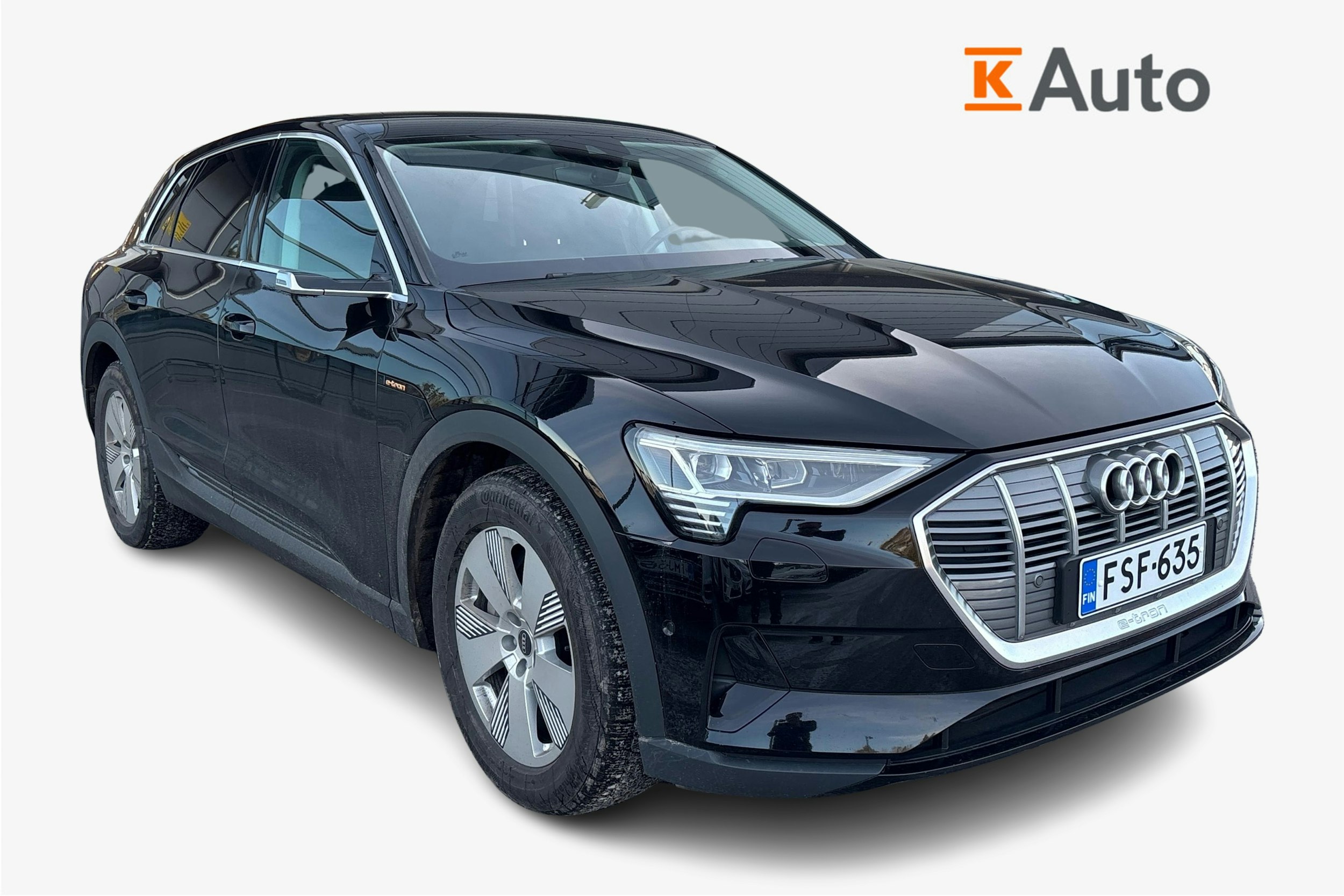 musta Audi e-tron 2021 kuva 1.