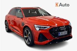 met. punainen Audi e-tron 2021 kuva 1.