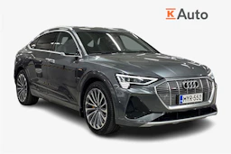 harmaa Audi e-tron 2020 kuva 1.