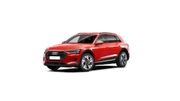 punainen Audi e-tron 2022 kuva 1.