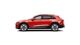 punainen Audi e-tron 2022 kuva 2.