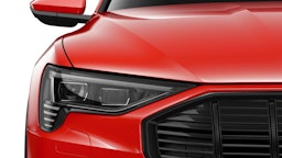 punainen Audi e-tron 2022 kuva 6.