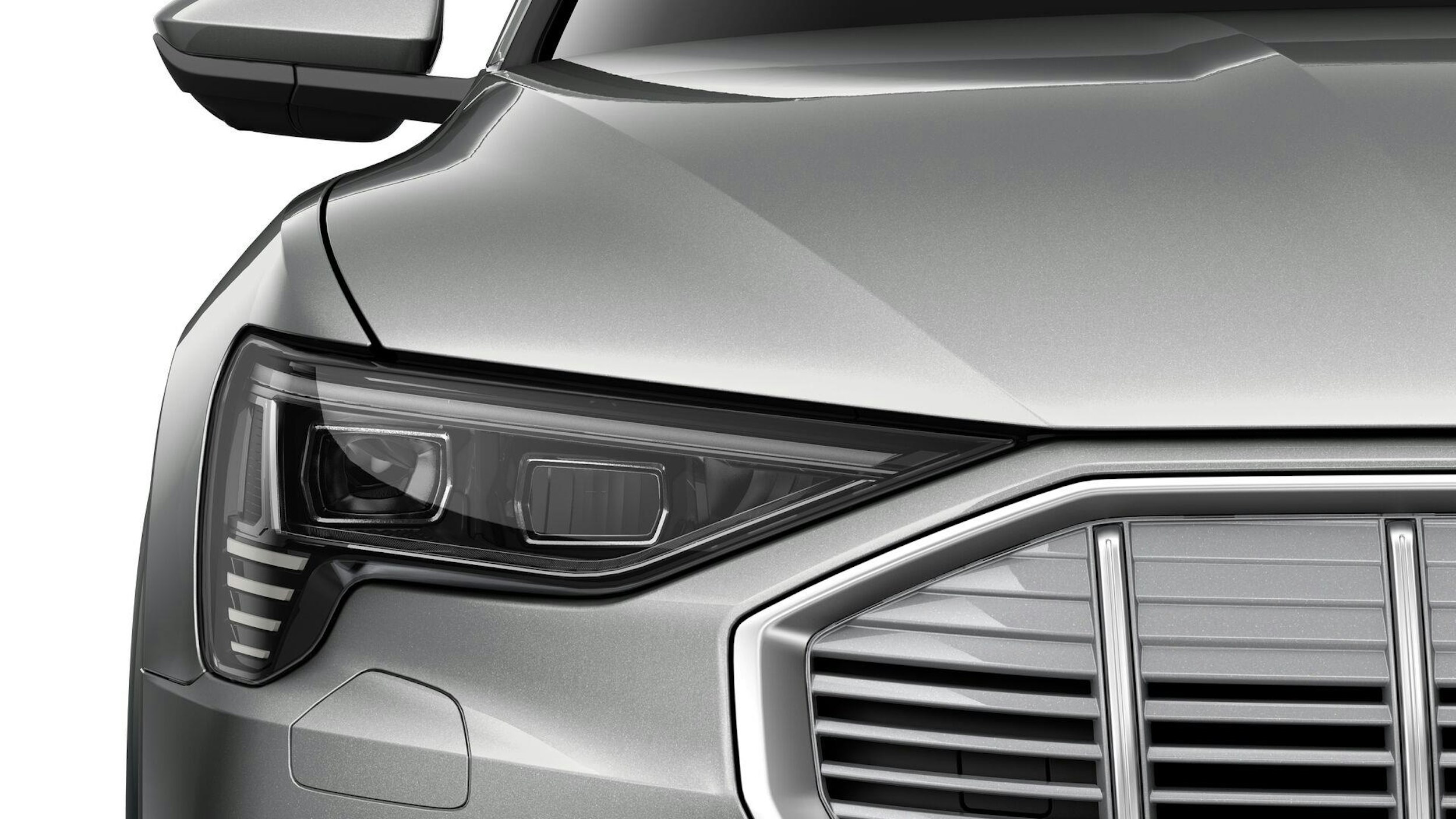 harmaa Audi e-tron 2022 kuva 6.