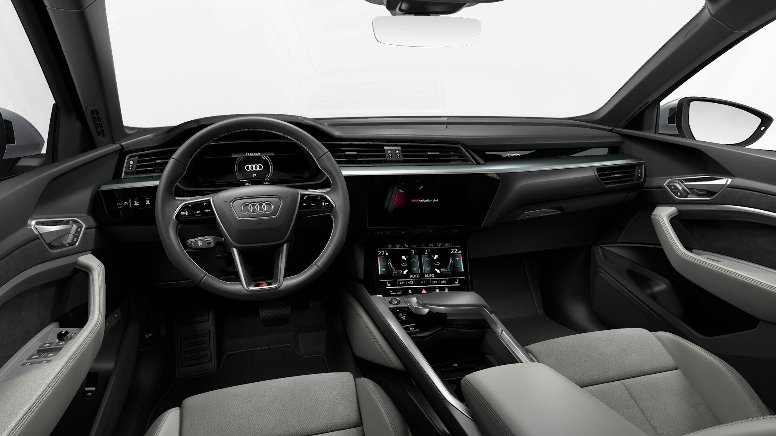 harmaa Audi e-tron 2022 kuva 7.