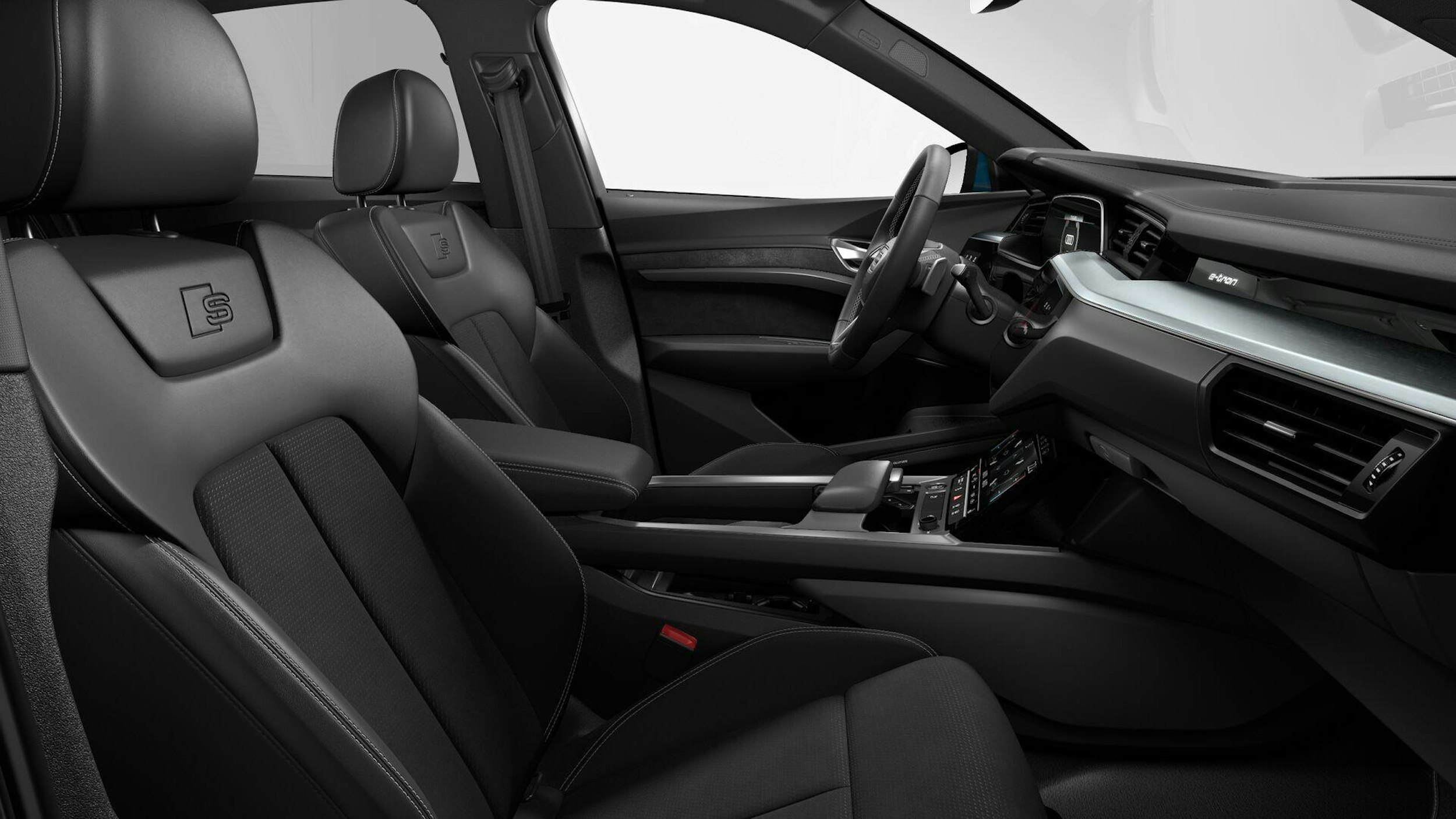 sininen Audi e-tron 2022 kuva 8.