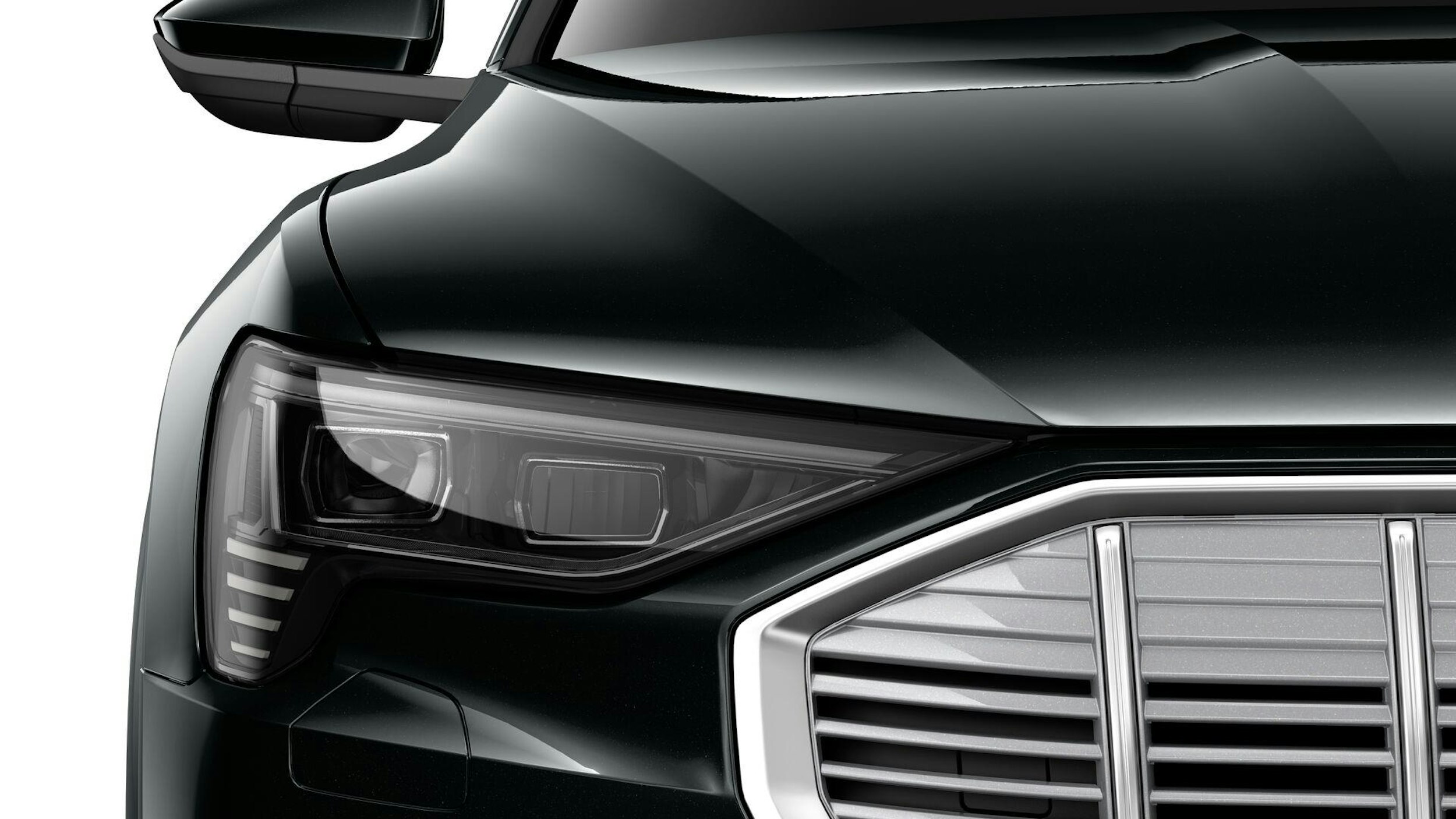 musta Audi e-tron 2022 kuva 6.
