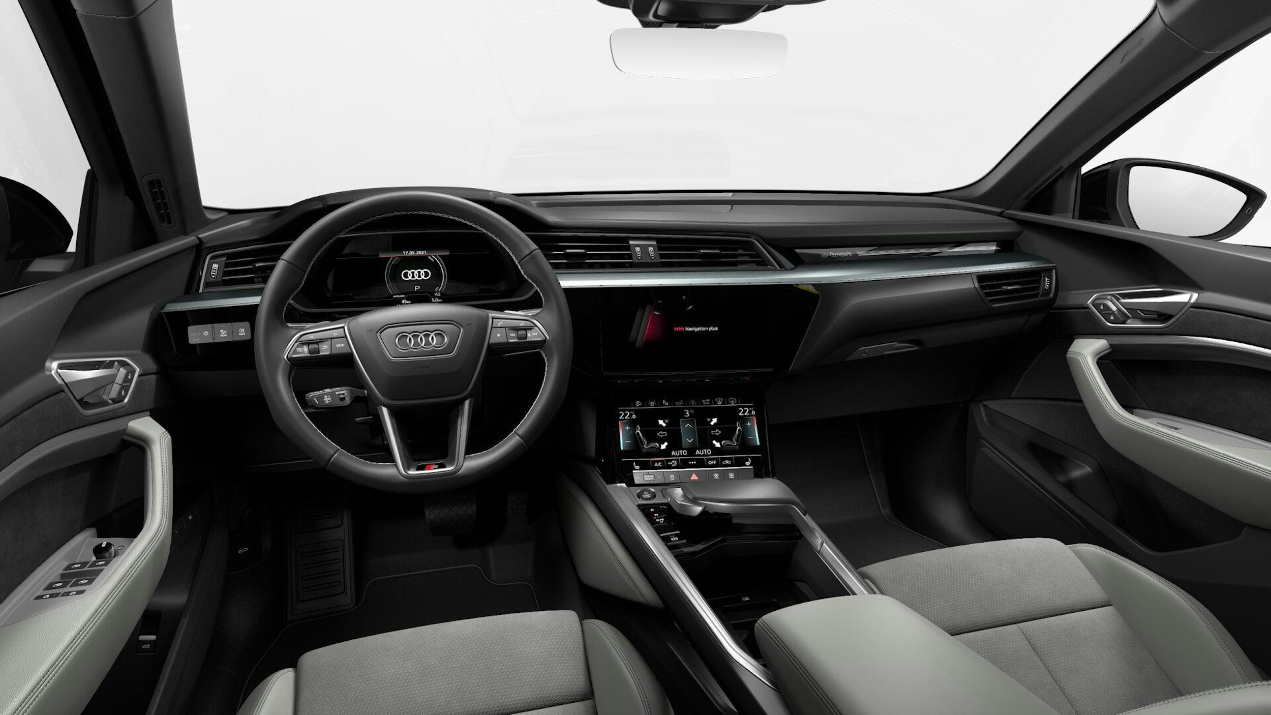 musta Audi e-tron 2022 kuva 7.