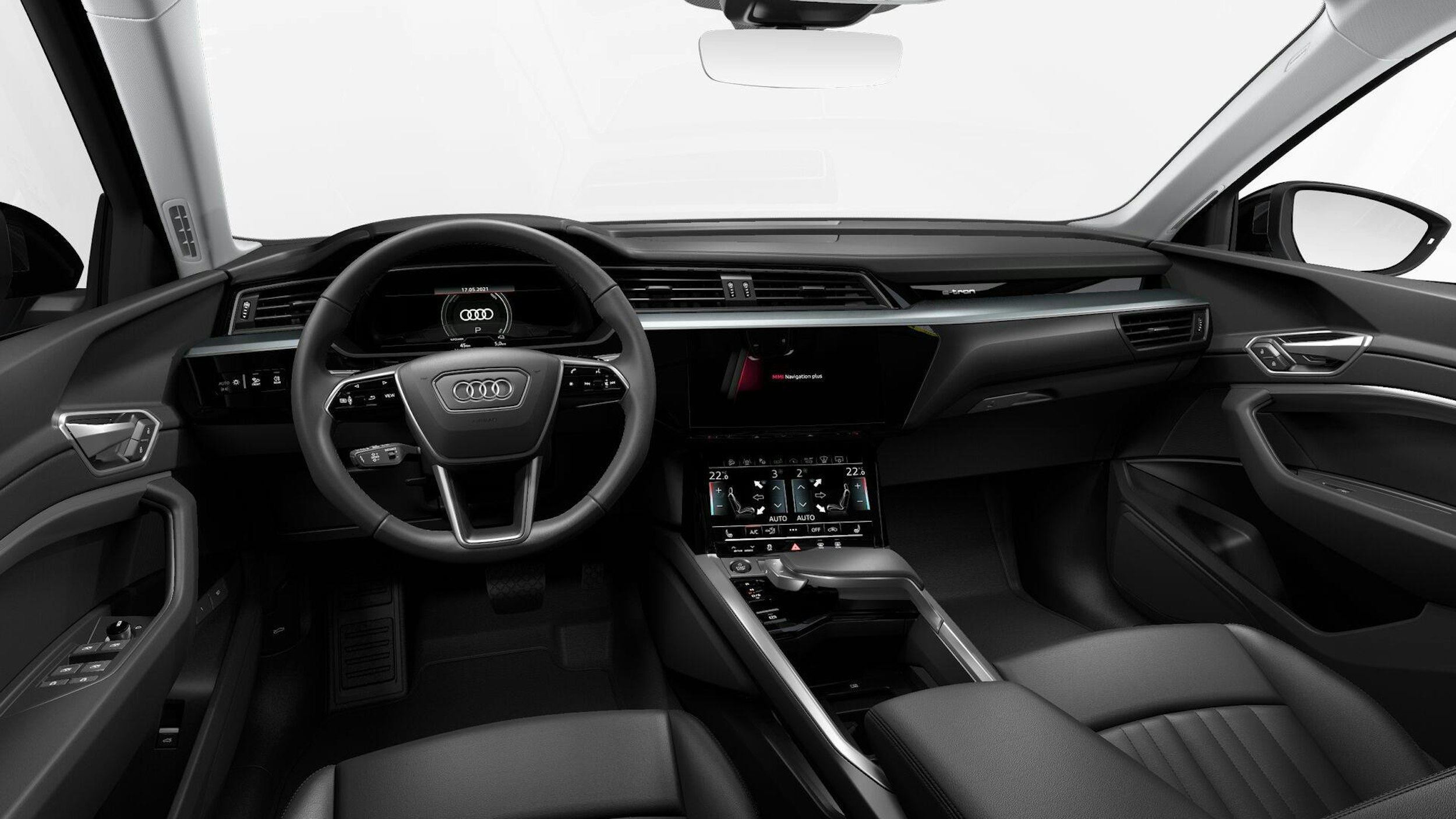 musta Audi e-tron 2022 kuva 8.
