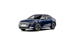 sininen Audi e-tron 2022 kuva 1.