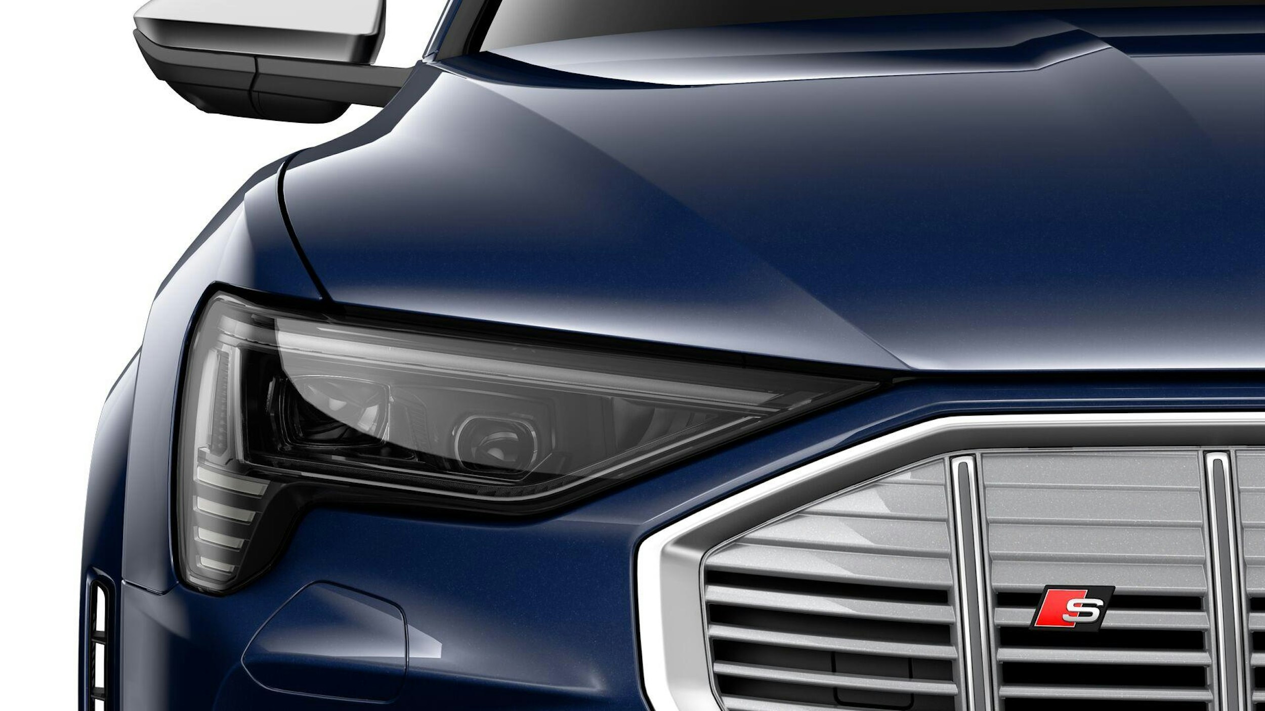 sininen Audi e-tron 2022 kuva 6.
