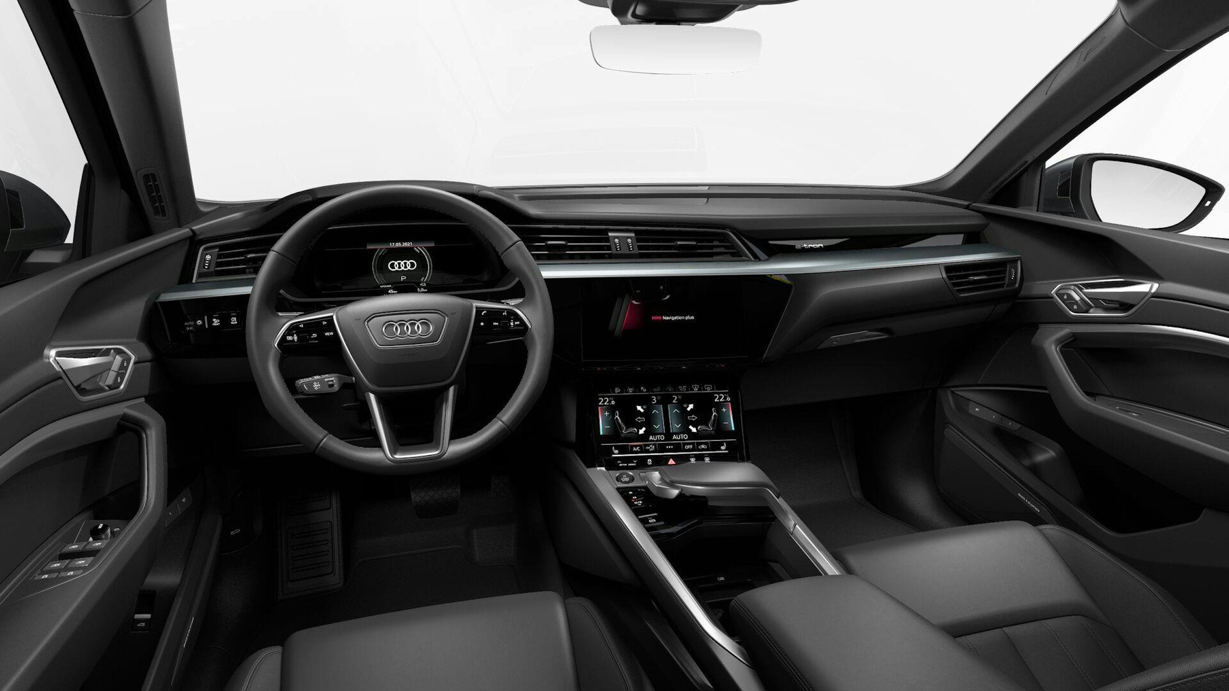 harmaa Audi e-tron 2022 kuva 8.