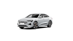 valkoinen Audi e-tron 2022 kuva 1.