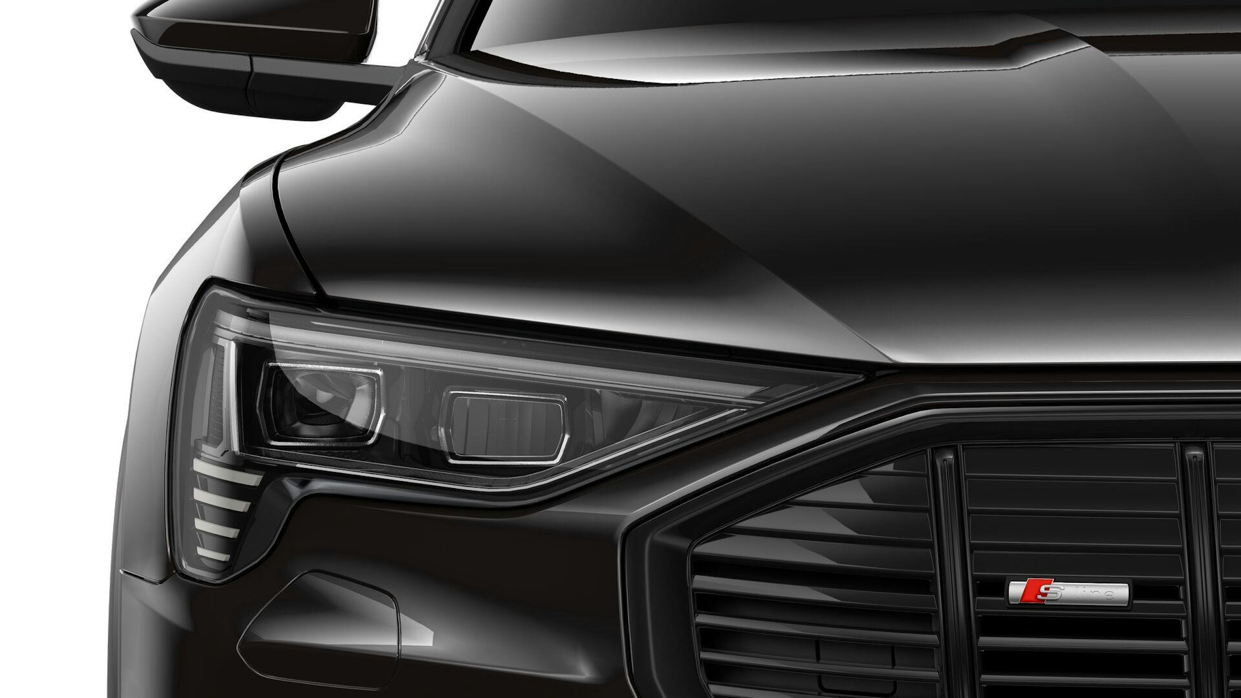 musta Audi e-tron 2022 kuva 6.