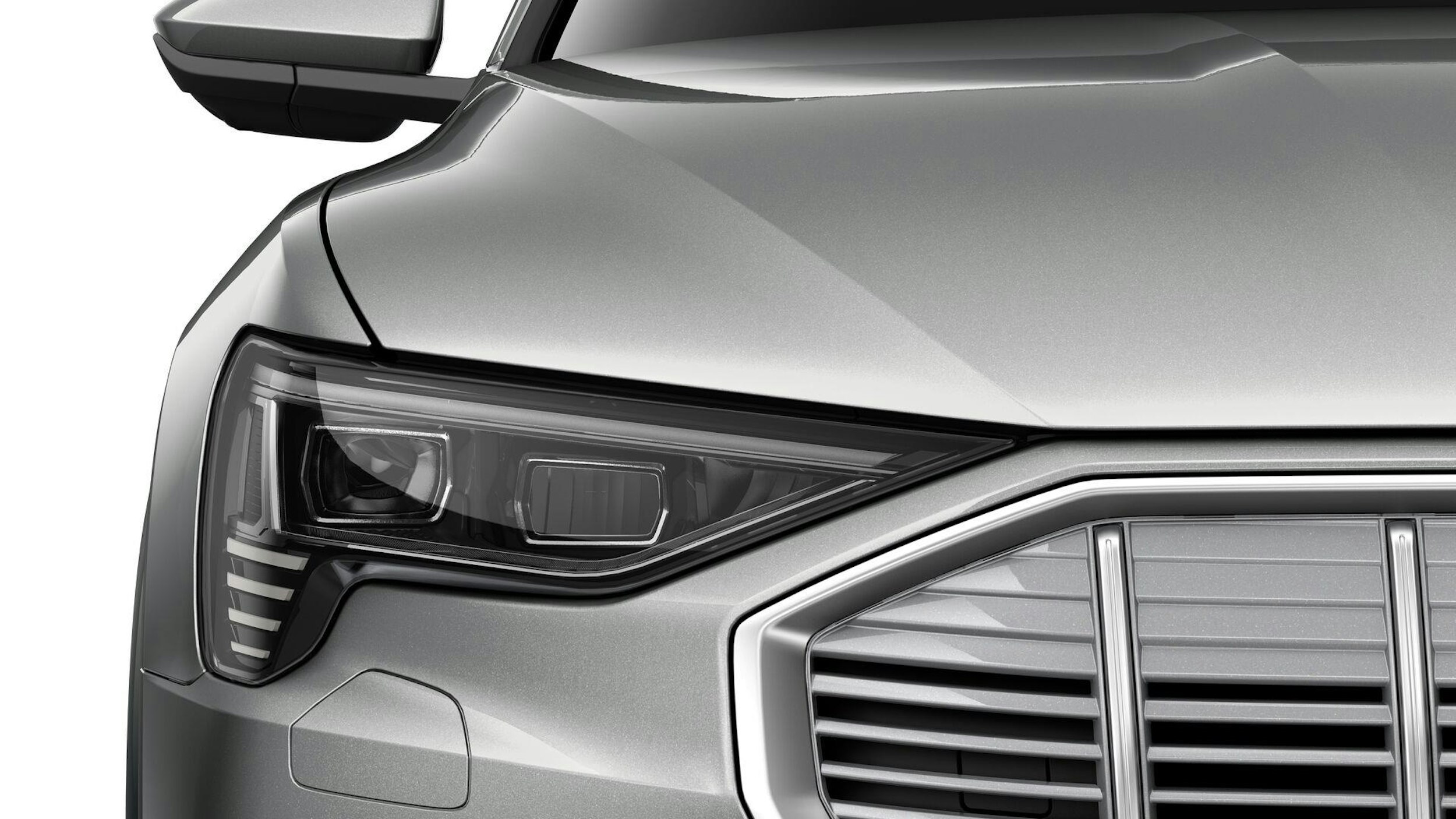 harmaa Audi e-tron 2022 kuva 6.
