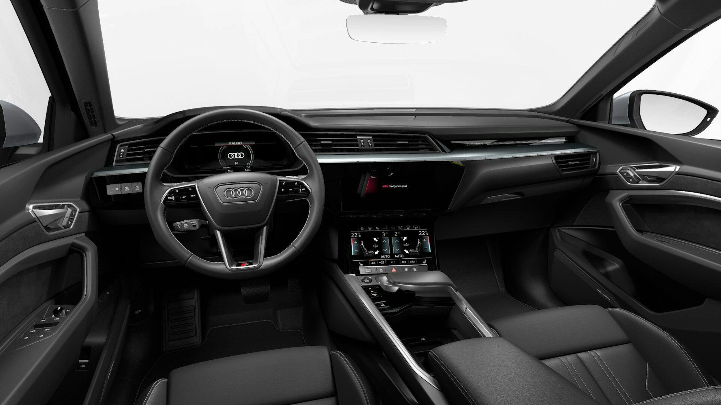 harmaa Audi e-tron 2022 kuva 8.