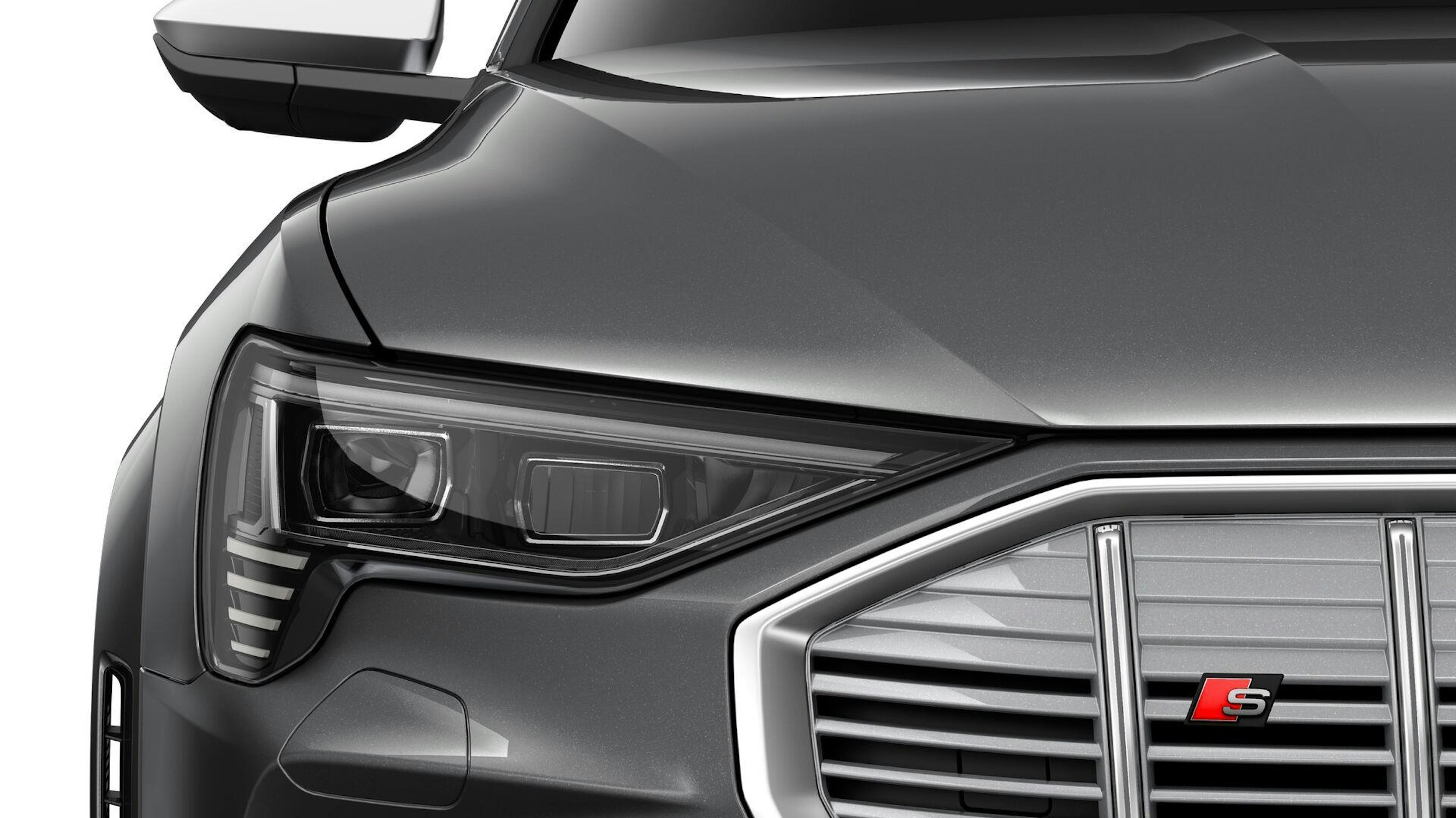 harmaa Audi e-tron 2022 kuva 2.