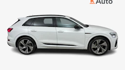 met. valkoinen Audi e-tron 2022 kuva 4.