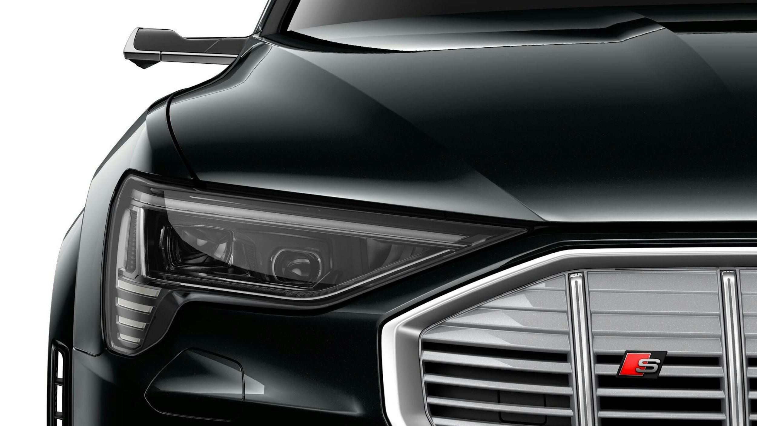 musta Audi e-tron 2022 kuva 6.