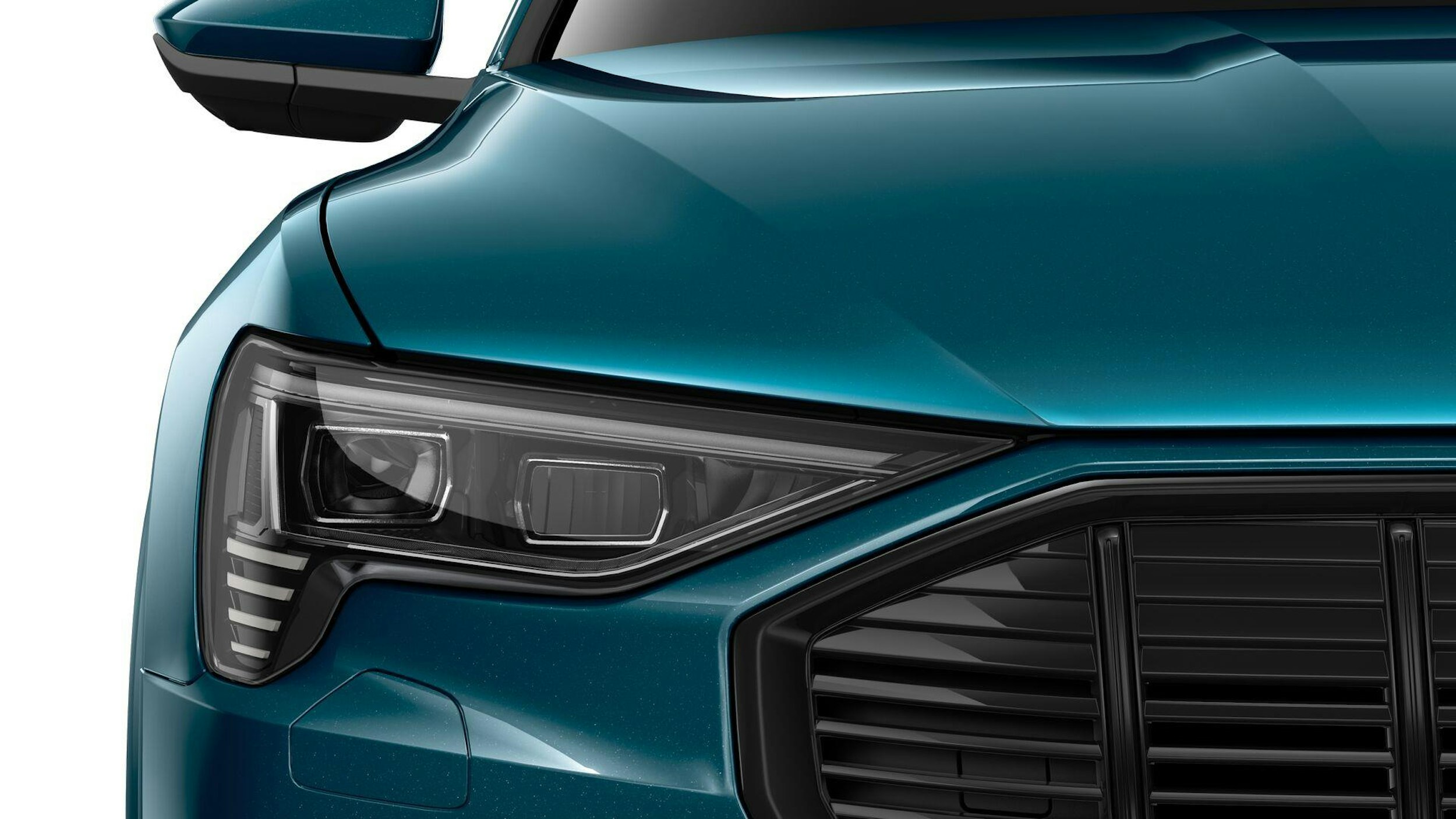sininen Audi e-tron 2022 kuva 6.