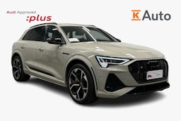 keltainen Audi e-tron 2022 kuva 1.