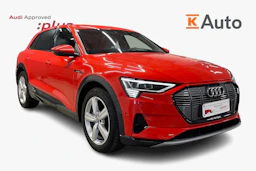 Punainen Audi e-tron 2022 kuva 1.