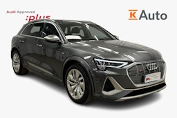 harmaa Audi e-tron 2022 kuva 1.