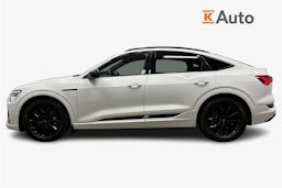 valkoinen Audi e-tron 2022 kuva 6.