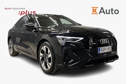 musta Audi e-tron 2022 kuva 1.